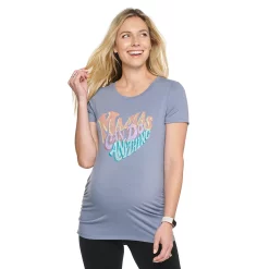 Maternity Sonoma Goods For Life® Fitted Crewneck Graphic Tee -SONOMA Store 5237042 Mamas Can Do Anything