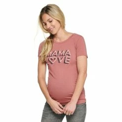 Maternity Sonoma Goods For Life® Fitted Crewneck Graphic Tee -SONOMA Store 5237042 Vintage Mama Love