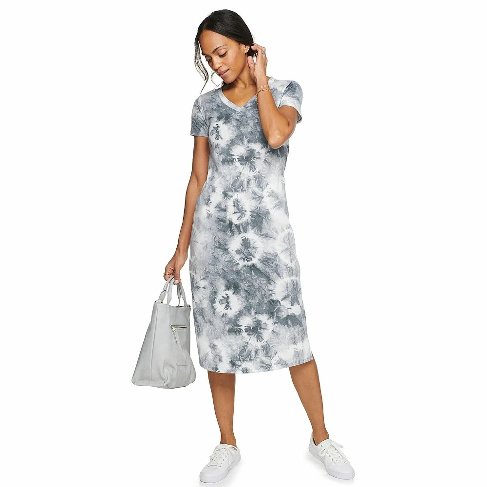 Petite Sonoma Goods For Life® Knit T-Shirt Midi Dress 6 Petite Sonoma Goods For Life® Knit T-Shirt Midi Dress - Image 4