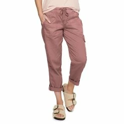 Women's Sonoma Goods For Life® Comfort Waist Utility Capri Pants 16 Women's Sonoma Goods For Life® Comfort Waist Utility Capri Pants -SONOMA Store 5237613 Kimberly Mauve