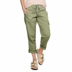 Women's Sonoma Goods For Life® Comfort Waist Utility Capri Pants 19 Women's Sonoma Goods For Life® Comfort Waist Utility Capri Pants -SONOMA Store 5237613 Sydney Olive