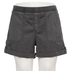 Plus Size Sonoma Goods For Life® Easy Pull-On Utility Shorts -SONOMA Store 5239300 Dark Gray