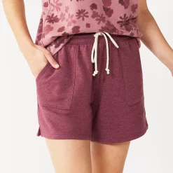 Petite Sonoma Goods For Life® French Terry Sweat Shorts -SONOMA Store 5241314 Mauve
