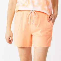 Petite Sonoma Goods For Life® French Terry Sweat Shorts -SONOMA Store 5241314 Peach