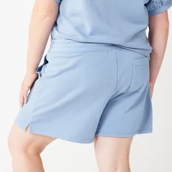Plus Size Sonoma Goods For Life® French Terry Sweat Shorts -SONOMA Store 5241778 ALT