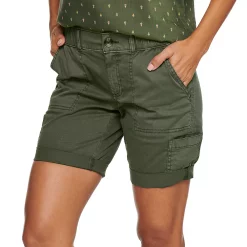 Women's Sonoma Goods For Life® Comfort Waist Utility Bermuda Shorts -SONOMA Store 5243469 Olive