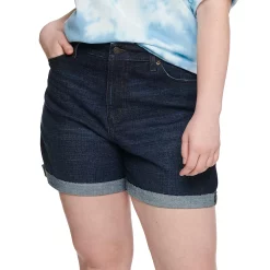 Plus Size Sonoma Goods For Life® Premium High-Waist Denim Shorts -SONOMA Store 5261004 San Luis