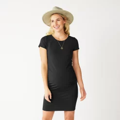 Maternity Sonoma Goods For Life® Everyday T-Shirt Dress 15 Maternity Sonoma Goods For Life® Everyday T-Shirt Dress -SONOMA Store 5263018 Pitch Black