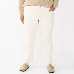 Plus Size Sonoma Goods For Life® Premium Rolled Girlfriend Jeans -SONOMA Store 5272706 Underwood