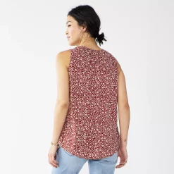 Women's Sonoma Goods For Life® V-Neck Tank 44 Women's Sonoma Goods For Life® V-Neck Tank -SONOMA Store 5297402 ALT