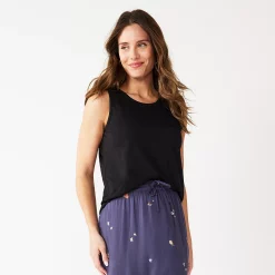 Women's Sonoma Goods For Life® High-Neck Tank 43 Women's Sonoma Goods For Life® High-Neck Tank -SONOMA Store 5467284 Black