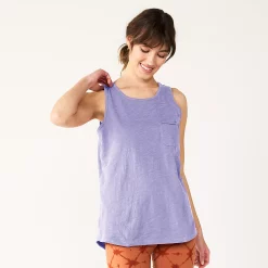 Women's Sonoma Goods For Life® High-Neck Tank 47 Women's Sonoma Goods For Life® High-Neck Tank -SONOMA Store 5467284 Leland Purple