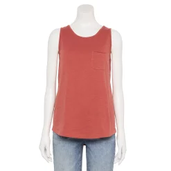 Women's Sonoma Goods For Life® High-Neck Tank 55 Women's Sonoma Goods For Life® High-Neck Tank -SONOMA Store 5467284 Mauve