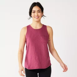 Women's Sonoma Goods For Life® High-Neck Tank 33 Women's Sonoma Goods For Life® High-Neck Tank -SONOMA Store 5467284 Pink