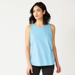 Women's Sonoma Goods For Life® High-Neck Tank 54 Women's Sonoma Goods For Life® High-Neck Tank -SONOMA Store 5467284 Sky Blue