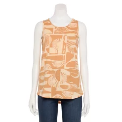 Women's Sonoma Goods For Life® High-Neck Tank 37 Women's Sonoma Goods For Life® High-Neck Tank -SONOMA Store 5467284 Tan Sun Geo
