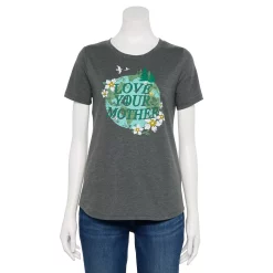 Women's Sonoma Goods For Life® Short Sleeve Graphic Tee -SONOMA Store 5480871 Gray Mother Earth