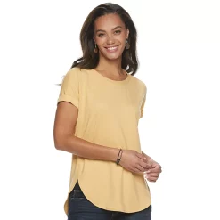 Women's Sonoma Goods For Life® Supersoft Dolman Tunic 66 Women's Sonoma Goods For Life® Supersoft Dolman Tunic -SONOMA Store 5499245 Light Yellow