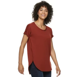 Women's Sonoma Goods For Life® Supersoft Dolman Tunic 53 Women's Sonoma Goods For Life® Supersoft Dolman Tunic -SONOMA Store 5499245 Rust