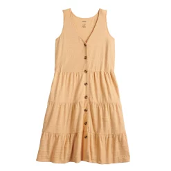 Women's Sonoma Goods For Life® Sleeveless Tiered Knit Dress 15 Women's Sonoma Goods For Life® Sleeveless Tiered Knit Dress -SONOMA Store 5501602 ALT5