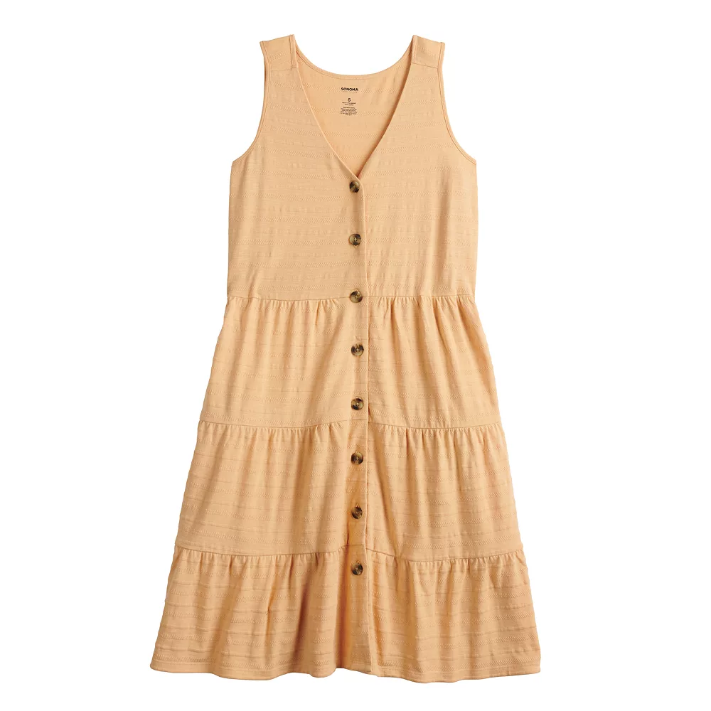 Women's Sonoma Goods For Life® Sleeveless Tiered Knit Dress 9 Women's Sonoma Goods For Life® Sleeveless Tiered Knit Dress - Image 7