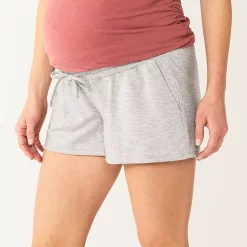 Maternity Sonoma Goods For Life® Under-The-Belly Lounge Shorts 9 Maternity Sonoma Goods For Life® Under-The-Belly Lounge Shorts -SONOMA Store 5508928 Gray