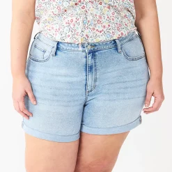 Plus Size Sonoma Goods For Life® Premium Mom Shorts 8 Plus Size Sonoma Goods For Life® Premium Mom Shorts -SONOMA Store 5513061 Tannery