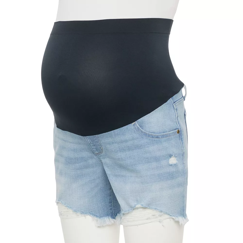 Maternity Sonoma Goods For Life® Over-The-Belly Panel Jean Shorts 7 Maternity Sonoma Goods For Life® Over-The-Belly Panel Jean Shorts - Image 5
