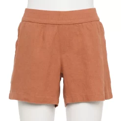 Women's Sonoma Goods For Life® 5" Pull-On Easy Shorts 16 Women's Sonoma Goods For Life® 5" Pull-On Easy Shorts -SONOMA Store 5526329 Mocha Frosting