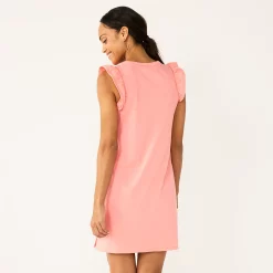 Women's Sonoma Goods For Life® Ruffle Sleeveless Knit Dress 16 Women's Sonoma Goods For Life® Ruffle Sleeveless Knit Dress -SONOMA Store 5535468 ALT