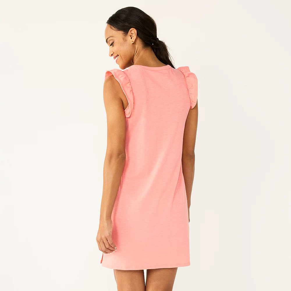 Women's Sonoma Goods For Life® Ruffle Sleeveless Knit Dress 9 Women's Sonoma Goods For Life® Ruffle Sleeveless Knit Dress - Image 7