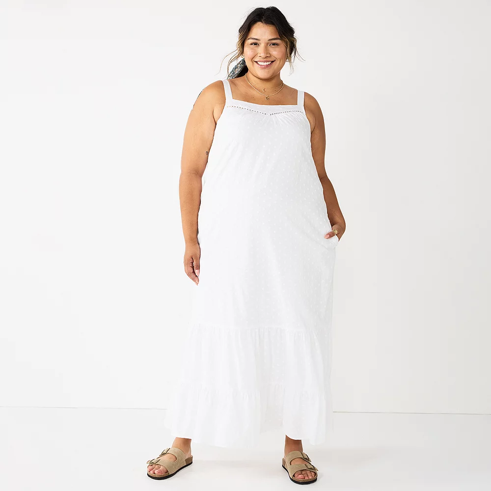 Women's Sonoma Goods For Life® Tiered Maxi Dress 3 Women's Sonoma Goods For Life® Tiered Maxi Dress