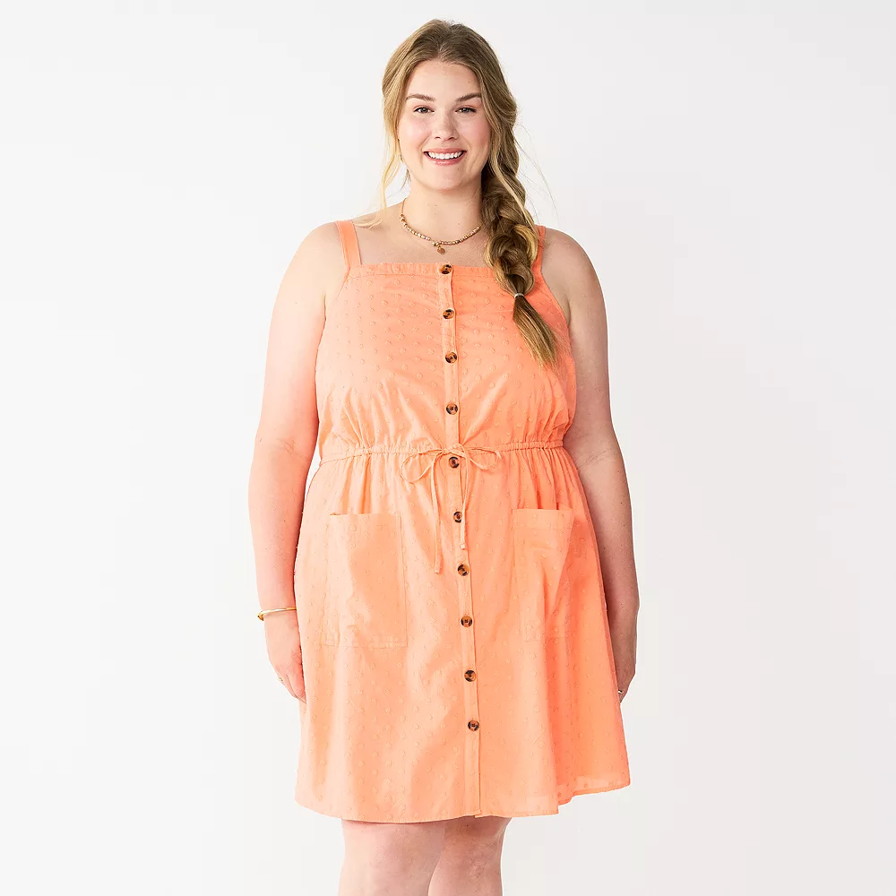 Plus Size Sonoma Goods For Life® Linen-Blend Tank Dress 5 Plus Size Sonoma Goods For Life® Linen-Blend Tank Dress - Image 3