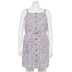 Plus Size Sonoma Goods For Life® Linen-Blend Tank Dress