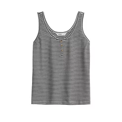 Women's Sonoma Goods For Life® Striped Henley Tank 21 Women's Sonoma Goods For Life® Striped Henley Tank -SONOMA Store 5542172 ALT5