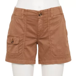 Women's Sonoma Goods For Life® Comfort Waist 5" Utility Shorts 19 Women's Sonoma Goods For Life® Comfort Waist 5" Utility Shorts -SONOMA Store 5542176 Brown