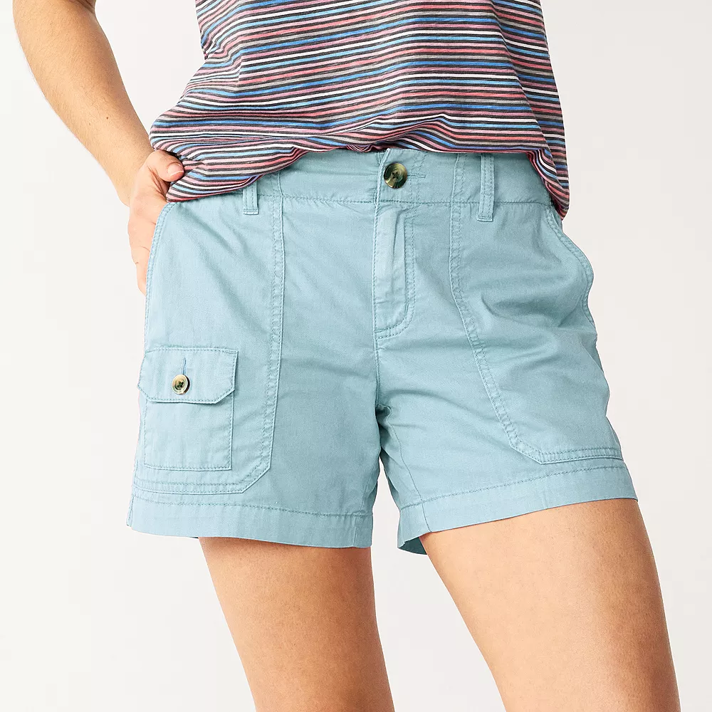 Women's Sonoma Goods For Life® Comfort Waist 5" Utility Shorts 5 Women's Sonoma Goods For Life® Comfort Waist 5" Utility Shorts - Image 3