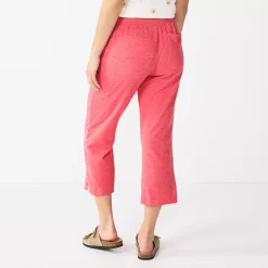 Women's Sonoma Goods For Life® Cropped Lightweight Lounge Pants -SONOMA Store 5545996 ALT