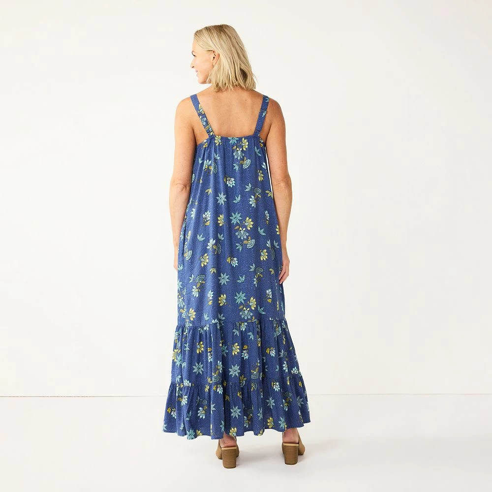 Women's Sonoma Goods For Life® Tiered Maxi Dress 6 Women's Sonoma Goods For Life® Tiered Maxi Dress - Image 4