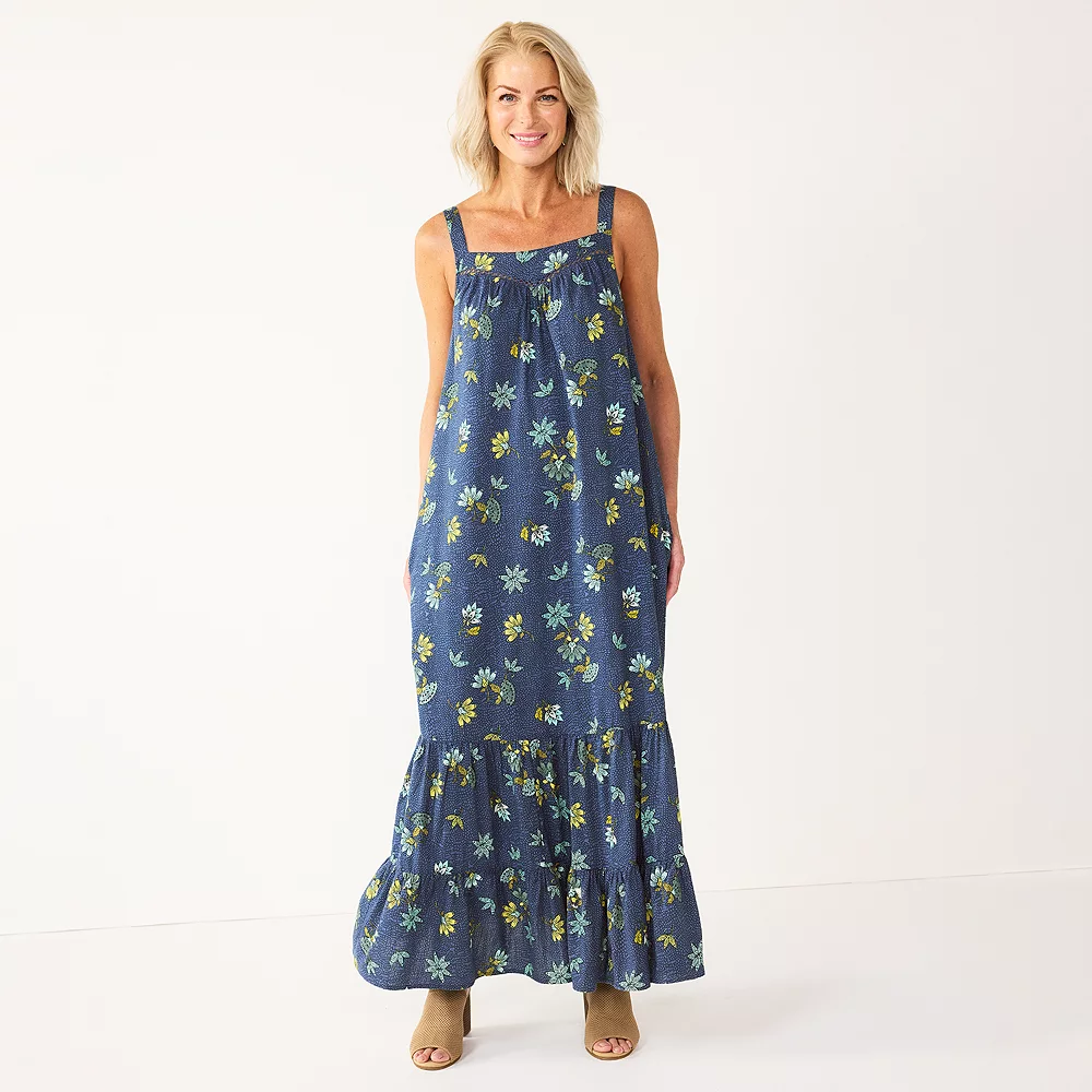 Women's Sonoma Goods For Life® Tiered Maxi Dress 4 Women's Sonoma Goods For Life® Tiered Maxi Dress - Image 2