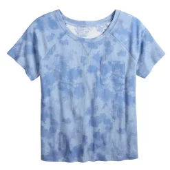 Women's Sonoma Goods For Life® Essential Short Sleeve Pajama Top -SONOMA Store 5553510 ALT5