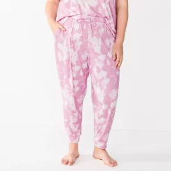 Plus Size Sonoma Goods For Life® Essential Banded Bottom Pajama Pants