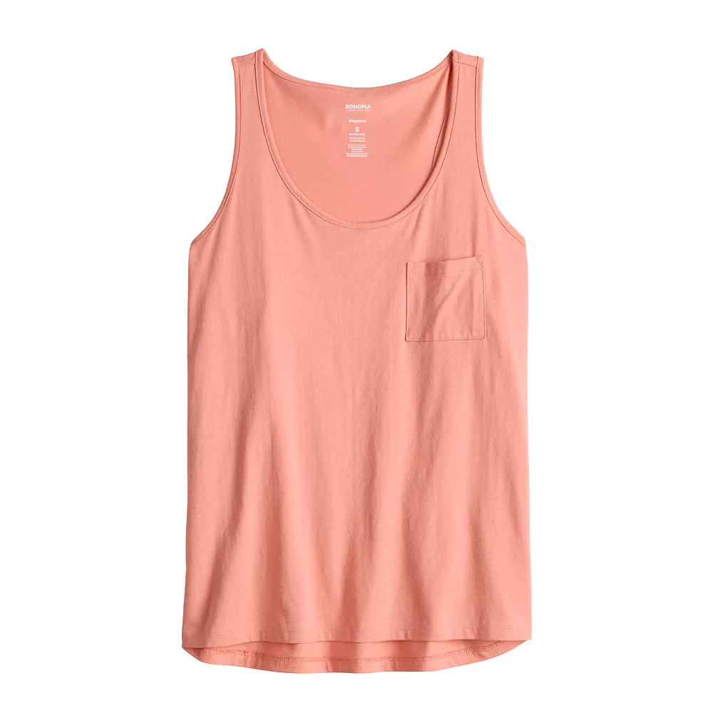 Women's Sonoma Goods For Life® Essential Pajama Tank Top 7 Women's Sonoma Goods For Life® Essential Pajama Tank Top - Image 5