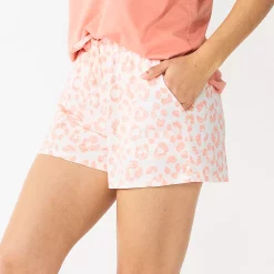 Women's Sonoma Goods For Life® Essential Pajama Shorts 12 Women's Sonoma Goods For Life® Essential Pajama Shorts -SONOMA Store 5558710 Coral Animal
