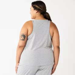 Plus Size Sonoma Goods For Life® Essential Pajama Tank Top -SONOMA Store 5558714 ALT