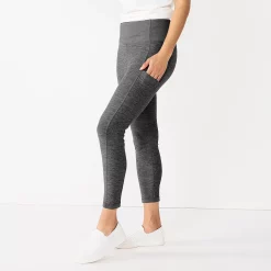 Women's Sonoma Goods For Life® Weekender High-Waisted 7/8 Leggings 11 Women's Sonoma Goods For Life® Weekender High-Waisted 7/8 Leggings -SONOMA Store 5576868 Gray Texture