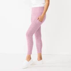 Women's Sonoma Goods For Life® Weekender High-Waisted 7/8 Leggings 15 Women's Sonoma Goods For Life® Weekender High-Waisted 7/8 Leggings -SONOMA Store 5576868 Lilac Texture