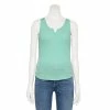 Women's Sonoma Goods For Life® Notchneck Ribbed Tank 1 Women's Sonoma Goods For Life® Notchneck Ribbed Tank -SONOMA Store 5579049 Dusty Teal