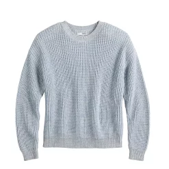 Women's Sonoma Goods For Life® Textured Drop-Shoulder Sweater 27 Women's Sonoma Goods For Life® Textured Drop-Shoulder Sweater -SONOMA Store 5579623 ALT5