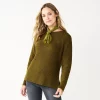 Women's Sonoma Goods For Life® Textured Raglan Sweater 1 Women's Sonoma Goods For Life® Textured Raglan Sweater -SONOMA Store 5579791 Olive